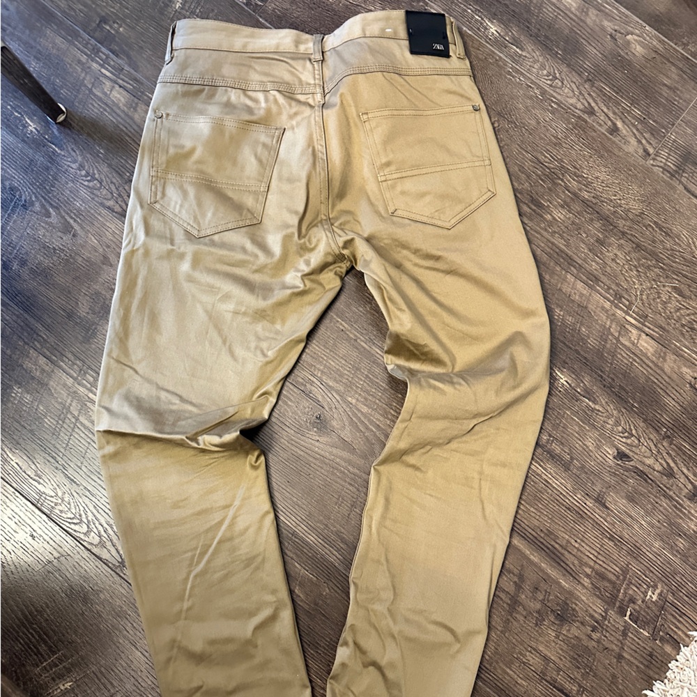 Shiny Zara mens dress pants